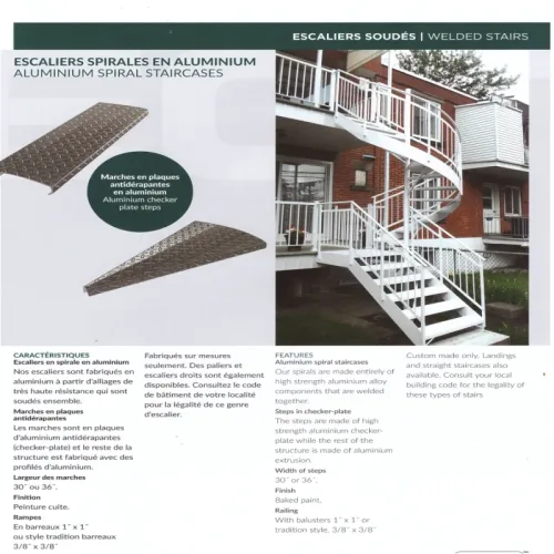 Balcon Expert 0 2 escaliersoudealu Montreal - Longeuil - Rive Sud