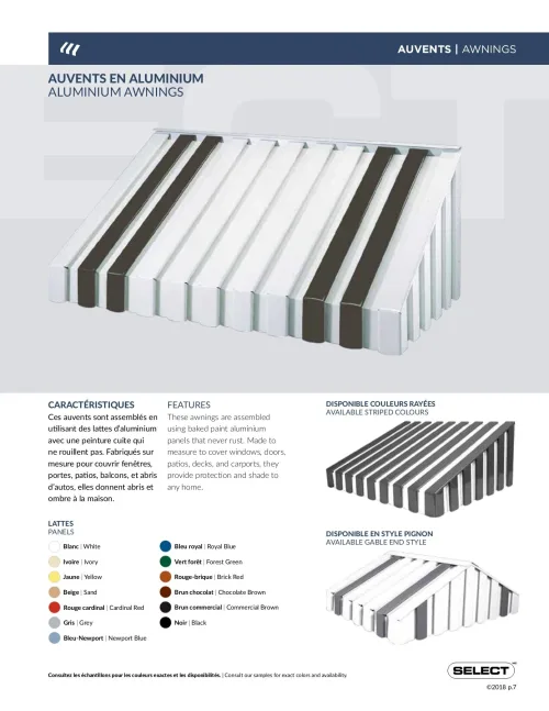 Balcon Expert auvent alu Montreal - Longeuil - Rive Sud